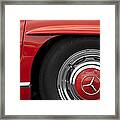 Mercedes Wheel Framed Print