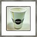 #mini #cooper #cup #minicooper #coffee Framed Print