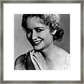 Miriam Hopkins, 1931 Framed Print