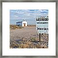 Mission Chapel In West Texas Framed Print