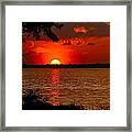 Mississippi Sunset 3 Framed Print