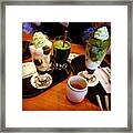 Mmmmhh, Green Tea Ice In Kyoto Station Framed Print