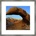 Mobius Arch California Framed Print