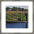 Mokoro Botswana Framed Print