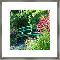 Monet's Garden Framed Print