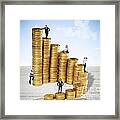 Money And People Framed Print
