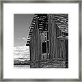 Montana Weathered Barn Framed Print