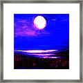 Moon Over Stillwater Framed Print