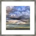 More Crazy Looking #clouds With Even Framed Print