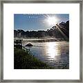 Morning At The Fish Hatchery Inspirational Framed Print