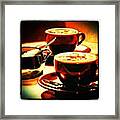 Morning Cups For The Both Of Us Framed Print