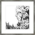 Mother Nature - Face Of The Earth Framed Print