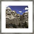 Mount Rushmore Framed Print