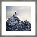 Mountain Peak In The Salvesen Range Framed Print