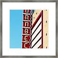 Movie Theatre Framed Print