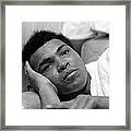 Muhammad Ali Points Framed Print