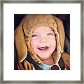 My Son's First Halloween At 7mths Old Framed Print