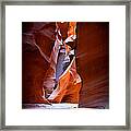 Narrow Canyon Framed Print
