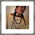 Native Cheyenne Chant Framed Print