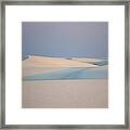 White Sands Framed Print