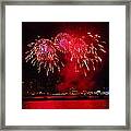 Navy Pier Fireworks 3 Framed Print