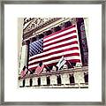 New York Stock Exchange/wall Street Framed Print