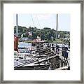 Newport Vermont Marina Framed Print