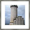 Northhead Lighthouse At Cape Disappointment Framed Print