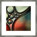 Oil And Water Metalics Collection Iv Framed Print