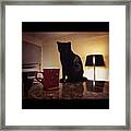 Ok, It's Just You And Me Now, Cup Framed Print