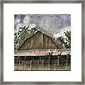 Old Cattle Barn Framed Print