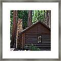 Old Log Cabin Visitor Center Framed Print