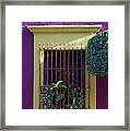 Old Mazatlan Window Framed Print