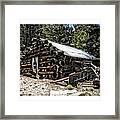 Old Miners Cabin Framed Print