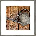 Old Watering Can Framed Print