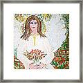 Olivia The Angel Framed Print