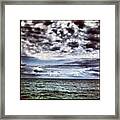 On The Waves Framed Print