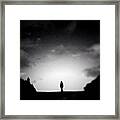 On Top O The World - Re Edit Framed Print