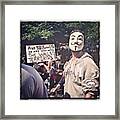 Ows Occupy Wall Street Framed Print