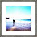 Pacific Blue, Laguna Beach #pacific Framed Print