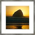 Pacific City Sunset Framed Print