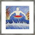 Paddling Framed Print