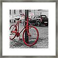 Paint The Town Red Framed Print