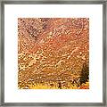 Painted Mountain Framed Print