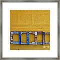 Painters Ladder Syros Framed Print