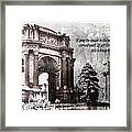 Palace Of Fine Arts Rotunda Framed Print