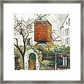 Paris - Le Moulin De La Galette Framed Print