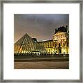 Paris - Louvre Framed Print