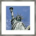 Paris - Statue De La Liberté Framed Print