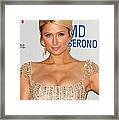 Paris Hilton At Arrivals For The 18th Framed Print